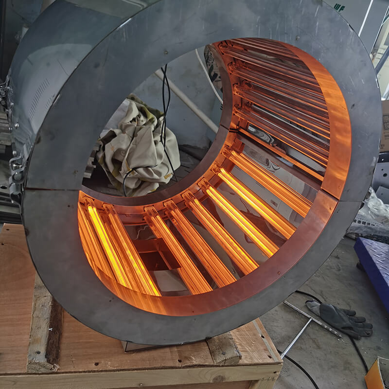 Infrared energy-saving heater, energy-saving heater, injection molding machine heater, extruder heater